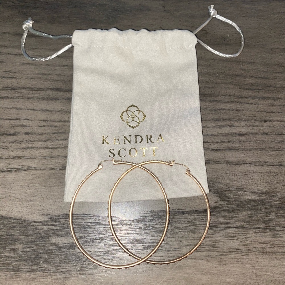 Kendra Scott Annmarie Bling Hoop Earrings